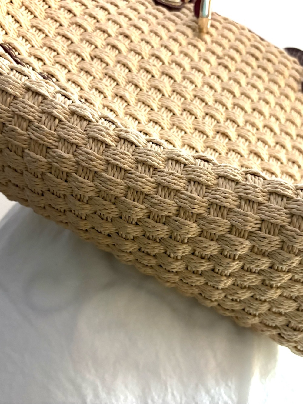 Brighton Woven Rattan Shoulder Bag - Picture 5 of 7